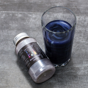 Шиммер для напитков и кальянов Фиалковый ликер, 150 мл (50 гр)