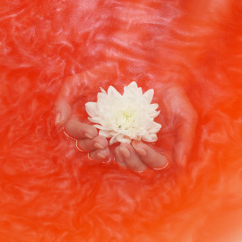 Шиммер для ванны Клубничный Дайкири - 3D голографический жемчуг, 160 гр