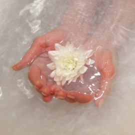 Шиммер для ванны Пина Колада - 3D голографический жемчуг, 160 гр