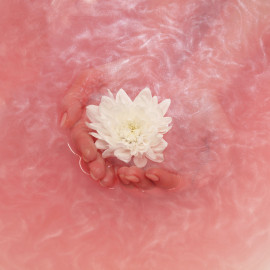 Шиммер для ванны Пинк Леди - 3D голографический жемчуг, 160 гр