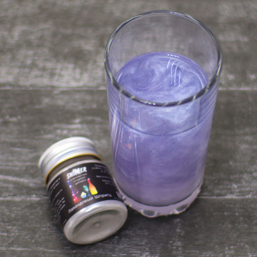 Шиммер  для напитков и кальянов Лавандовый Шпритц, 40 мл (10 гр)