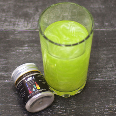 Шиммер  для напитков и кальянов Желтая субмарина, 40 мл (10 гр)