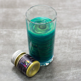 Шиммер для напитков и кальянов Зеленая фея, 40 мл (10 гр)