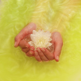 Шиммер для ванны Желтая субмарина - 3D голографический жемчуг, 160 гр