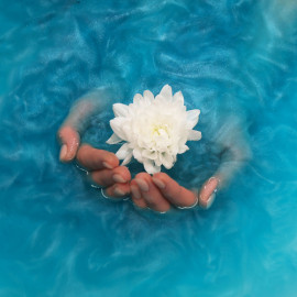 Шиммер для ванны Тиффани - 3D голографический жемчуг, 160 гр